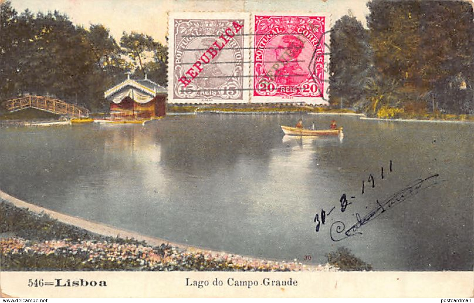 Portugal - LISBOA - Lago do Campo Grande - Ed. Rocha 546