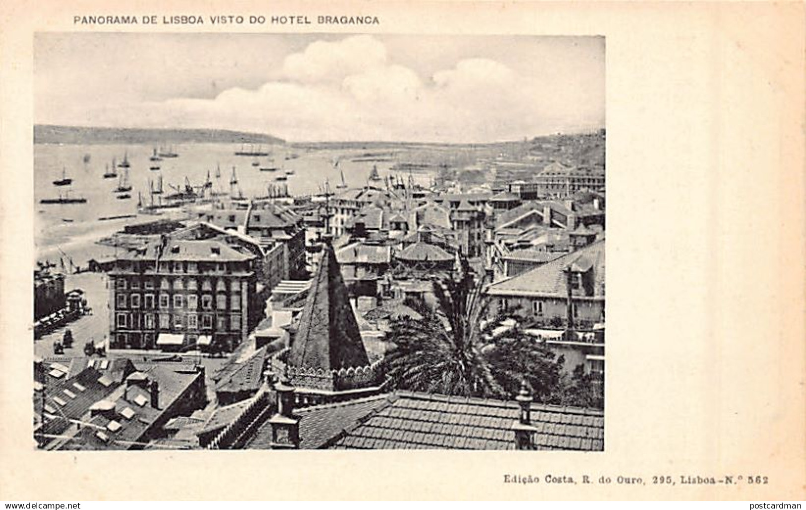 Portugal - LISBOA - Panorama visto do Hotel Braganca - Ed. Costa 562