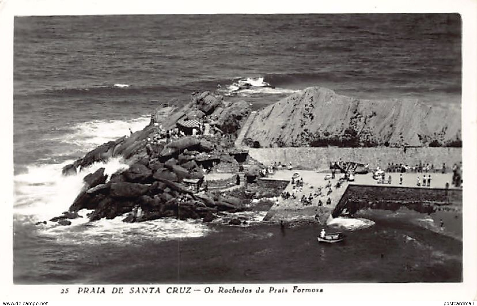 Portugal - PRAIA DE SANTA CRUZ - Os Rochedos da Praia Formosa - Ed. Loty 25