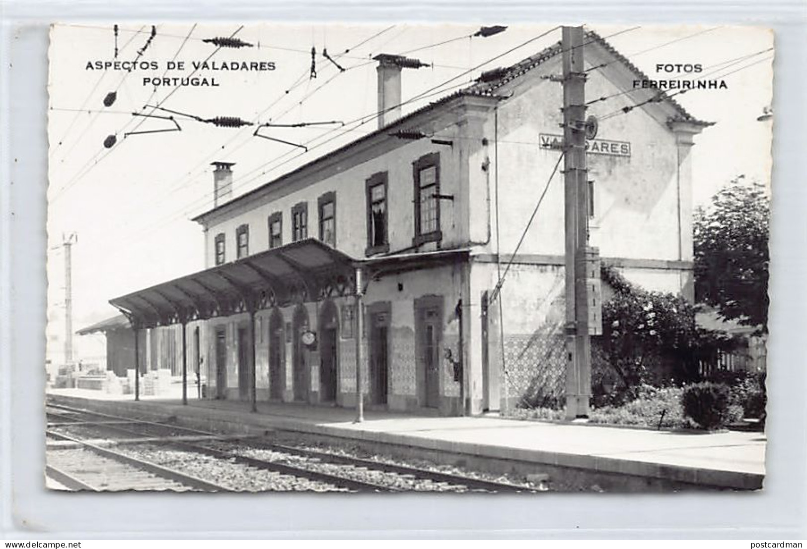 Portugal - VALADARES - A estação de trem - Ed. Fotos Ferreirinha
