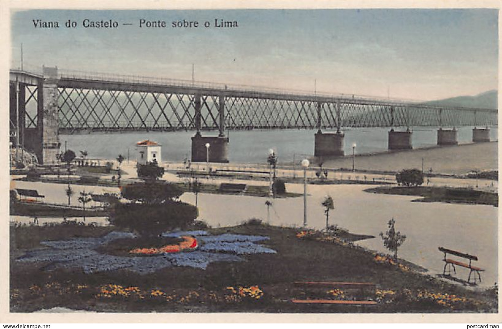 Portugal - VIANA DO CASTELO - Ponte sobre o Lima - Ed. Bernardo Diaz & Aires