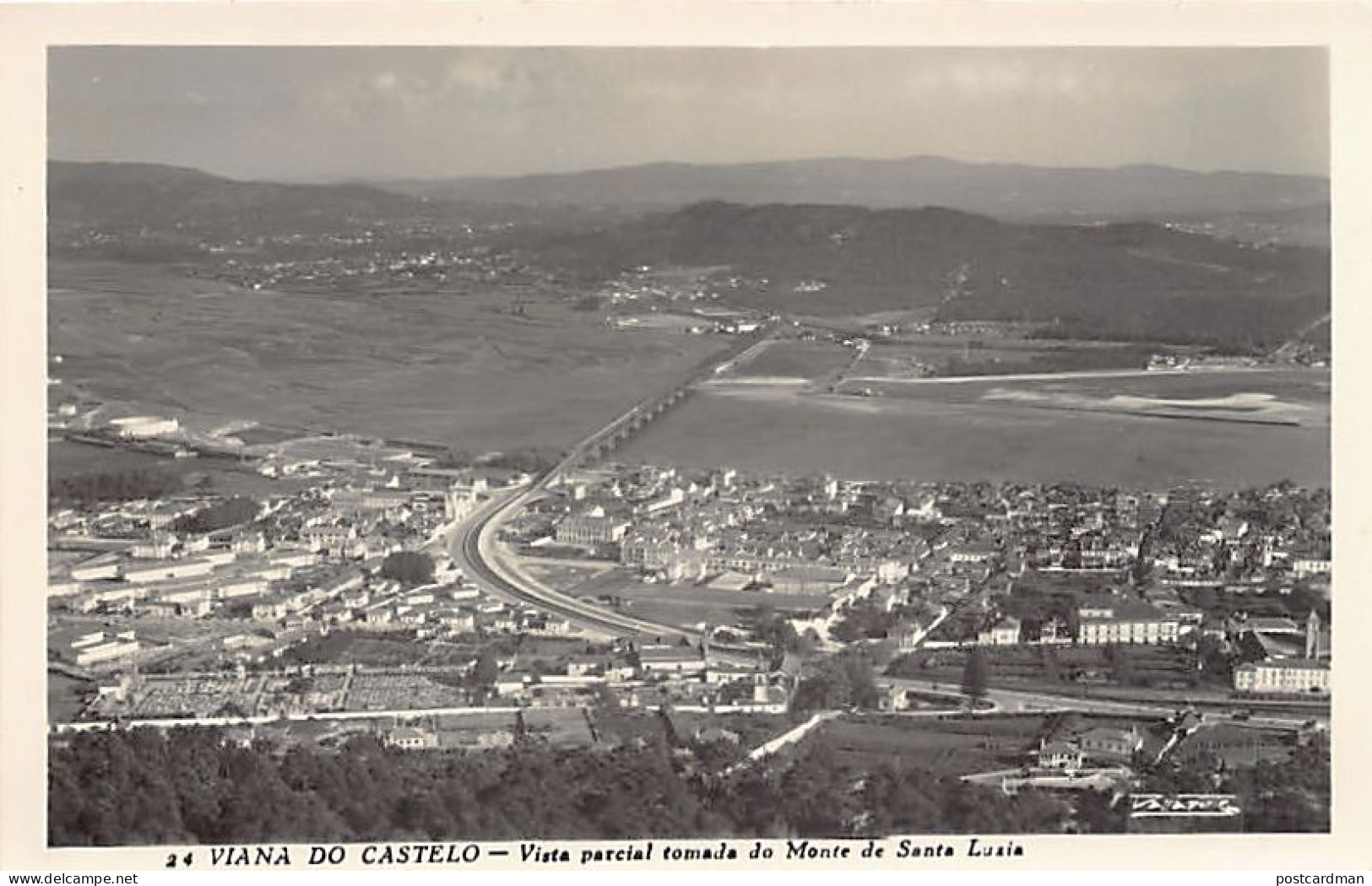 Portugal - VIANA DO CASTELO - Vista parcial tomada do Monte de Santa Lucia - Ed. Passaporte Loty 24