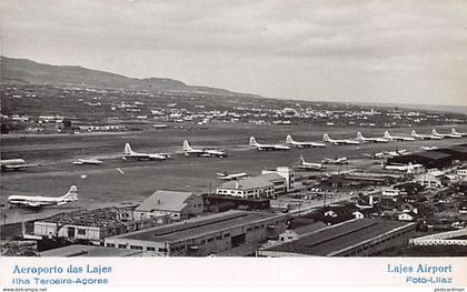 Açores - Aeroporto das Lajes, Ilha Terceira - Lajes Airport - Ed. Foto Lilaz
