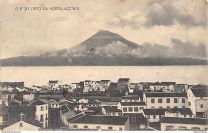 Açores - O pico visto da Horta