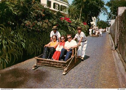 Madeira  Portugal Carros de Cestos Tipico da Madeira