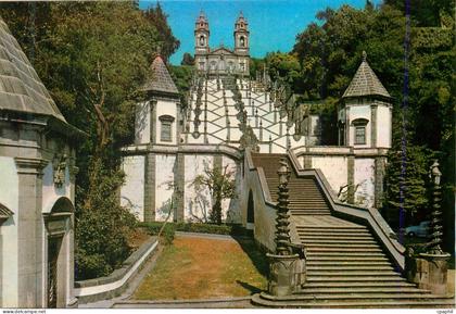 CPM Bom Jesus Braga (Portugal) Temple et Escalier