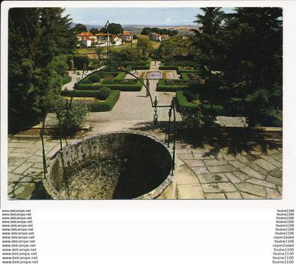 carte ( format 15 x 10 cm ) bragança jardin