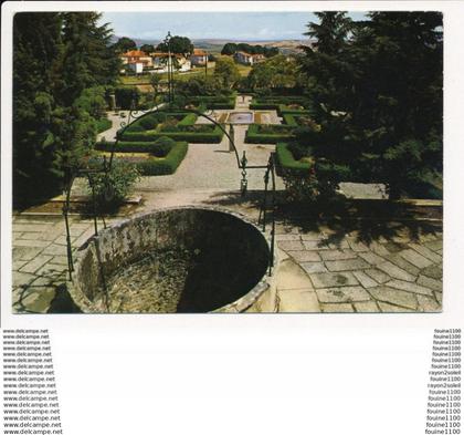 carte ( format 15 x 10 cm ) bragança jardin