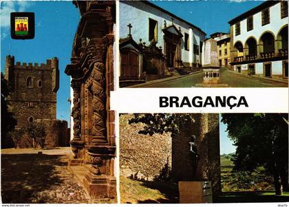 CPM AK Braganca Igreja de Santa Maria e Castelo PORTUGAL (1342204)