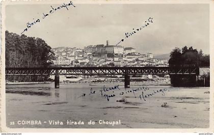 Portugal - COIMBRA - Vista tirada do Choupal - Ed. desconhecido 33
