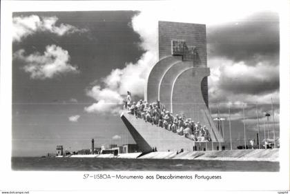 CPA Portugal Lisboa Monumento aos Descobrimentos Portugueses Feito em Portugal