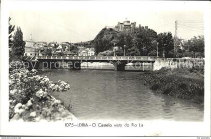 Leiria Castelo visto de Rio Lis