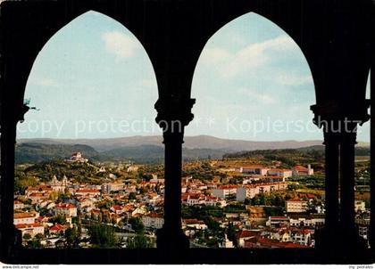 Leiria Claustro do Castelo vista parcial da cidade