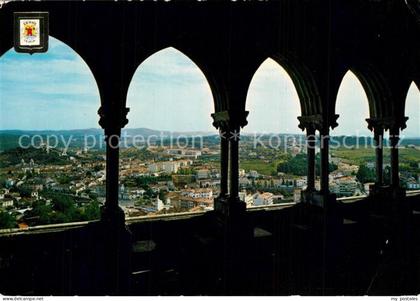 Leiria Claustro do Castelo vista parcial da cidade
