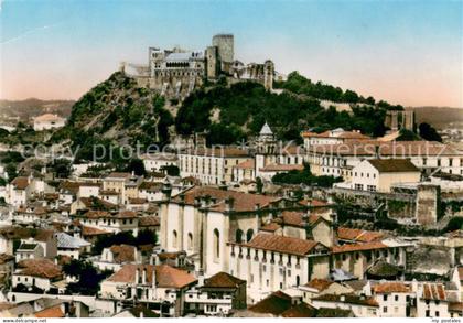 Leiria Vista parcial Sé e Castelo