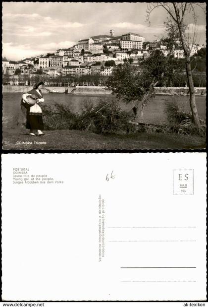 Postcard Coimbra Coimbra - Tricana (Junges Mädchen aus dem Volke) 1950