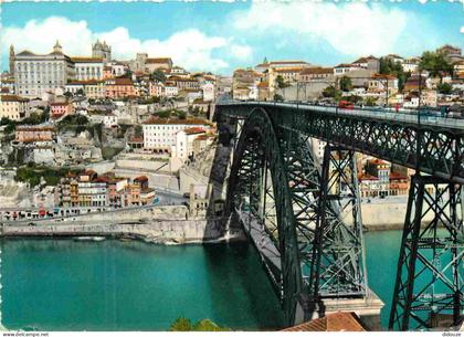 Carte Postale - Portugal - Porto - a ponte é una vista parcial - Porto - Porto - Carte Dentelée - CPM - Voir Scans Recto