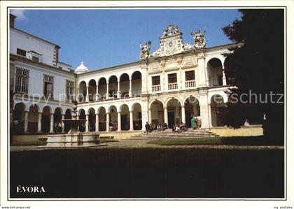 Evora Antiga Universidade Fachada e Claustro Universitaet