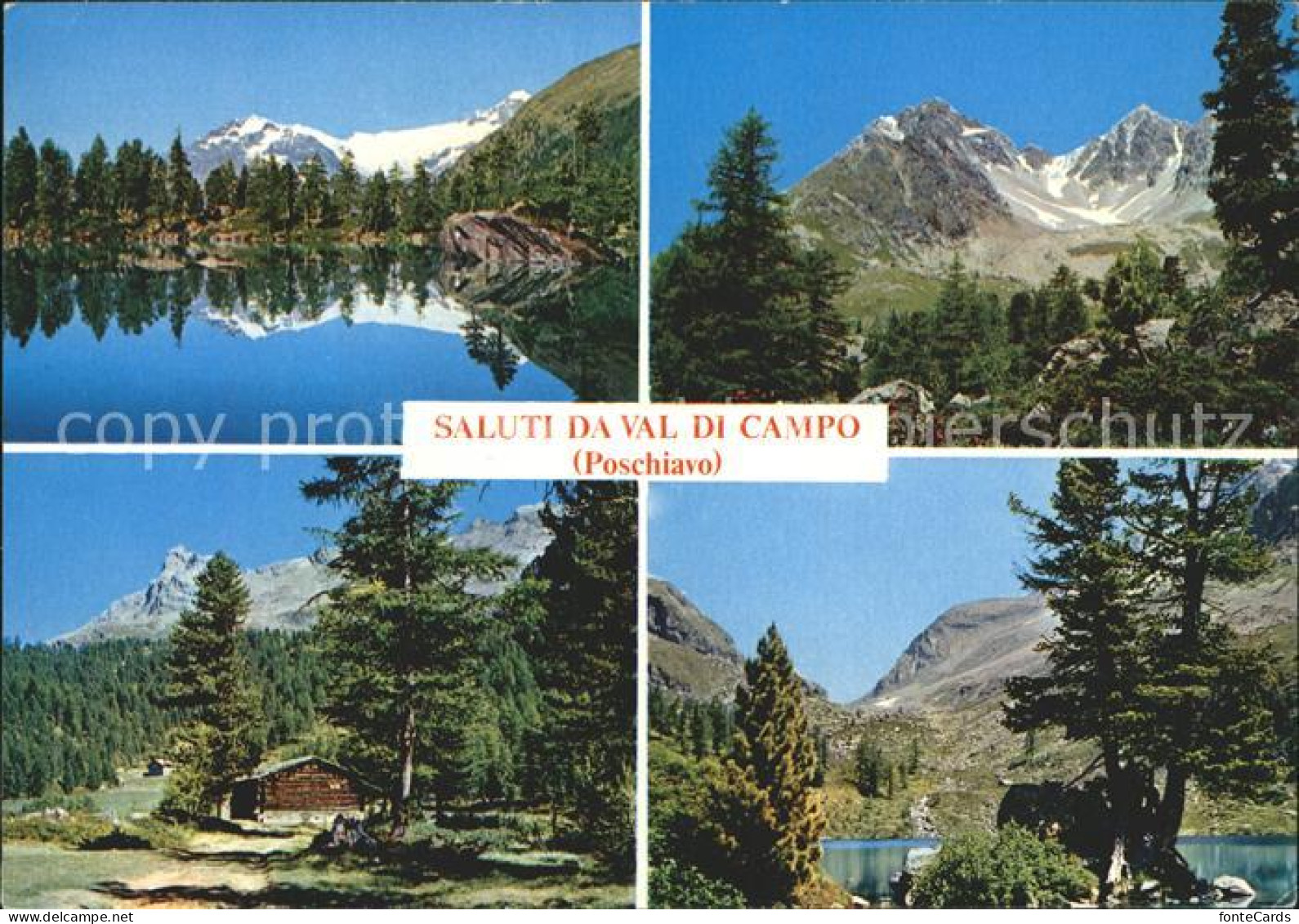 Poschiavo Lago Saoseo Corno Campo Alpe Campo Lago Viola
