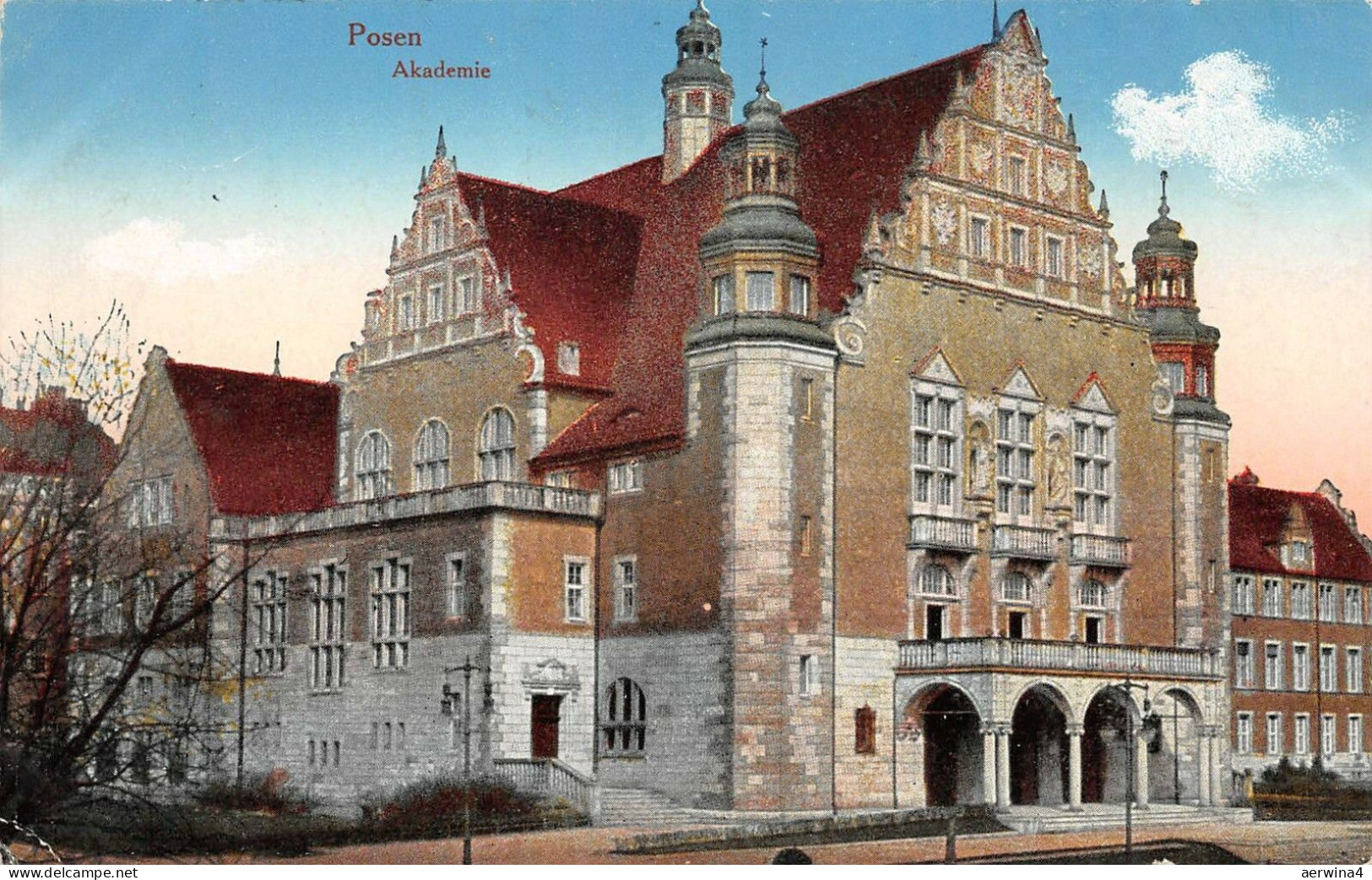 Posen Akademie Feldpostkarte 1916