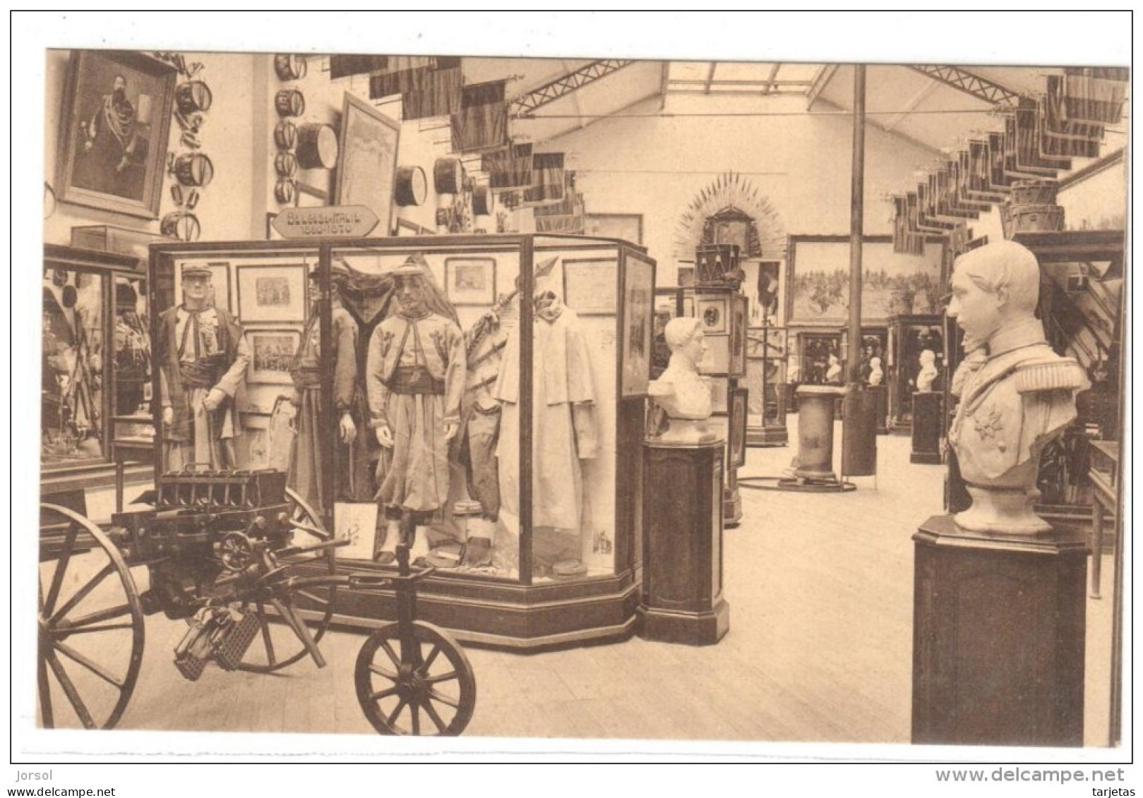 POSTAL    BRUSELAS  -BELGICA  - MUSEO REAL DE ARMAS  ( MUSÉE ROYAL DE L'ARMÉS - ROYAL MUSEUM OF WEAPONS )