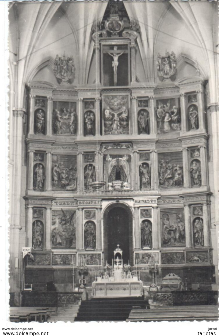 POSTAL    CIUDAD REAL  - ESPAÑA  -RETABLO DE LA CATEDRAL  ( CATHÉDRALE RETABLO )