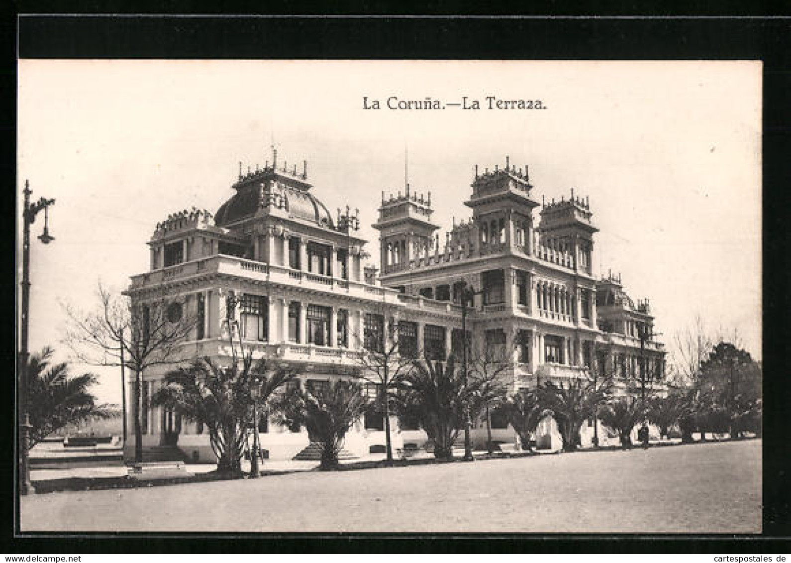 Postal La Coruna, La Terraza