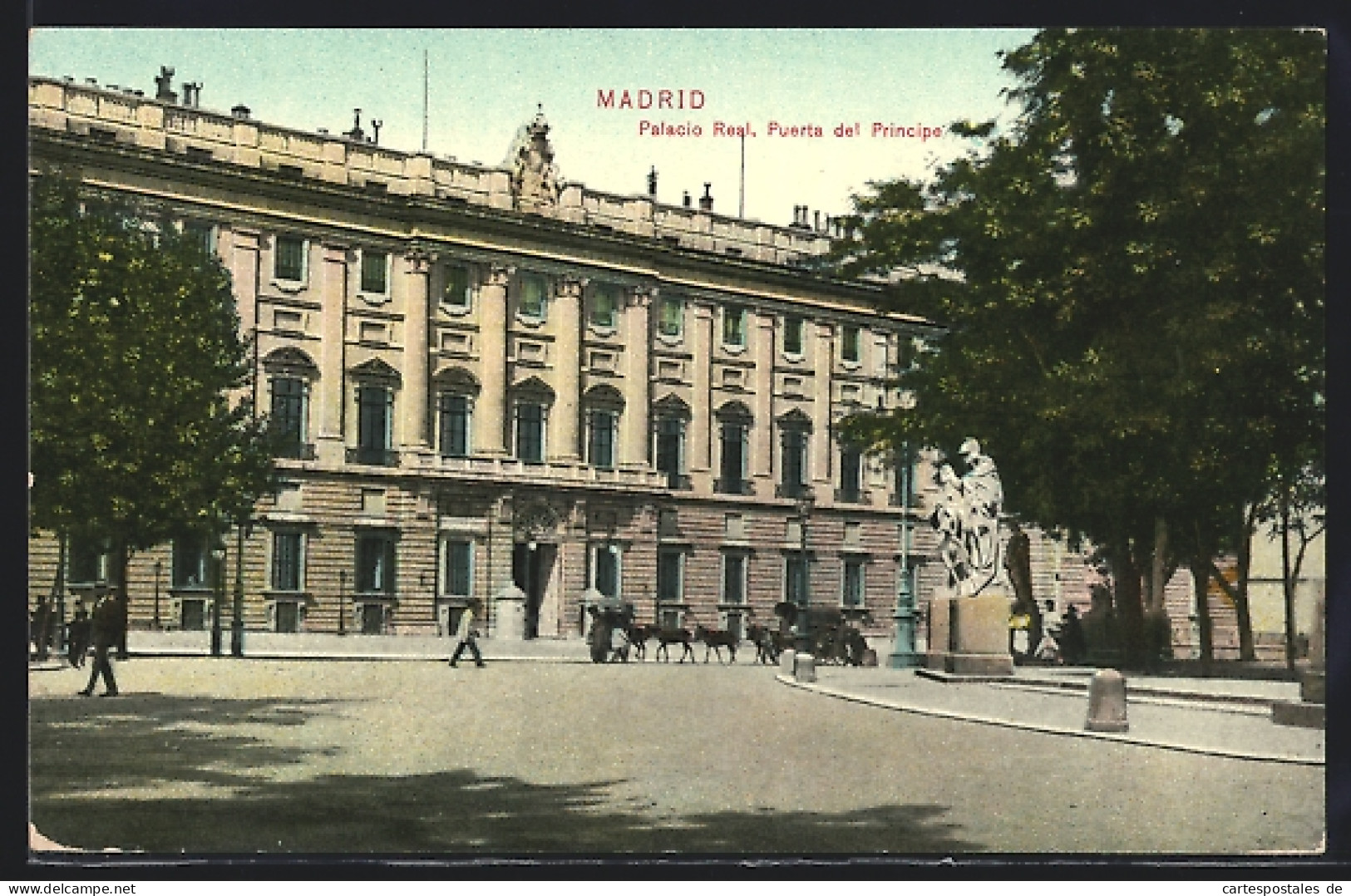 Postal Madrid, Palacio Real, Puerta del Principe