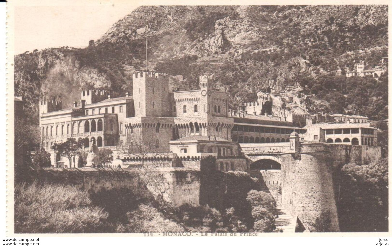 POSTAL  - MONACO   -EL PALACIO DEL PRINCIPE  (LE PALAIS DU PRINCEP )