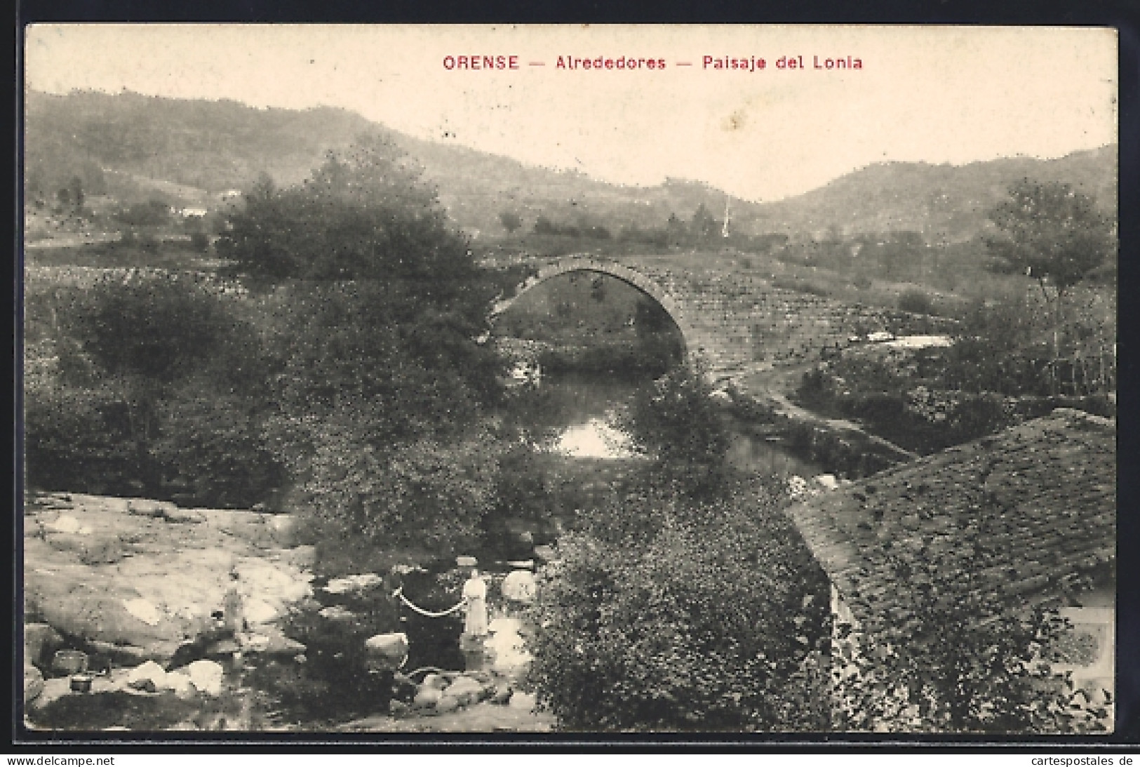 Postal Orense, Alrededores, Paisaje del Lonia