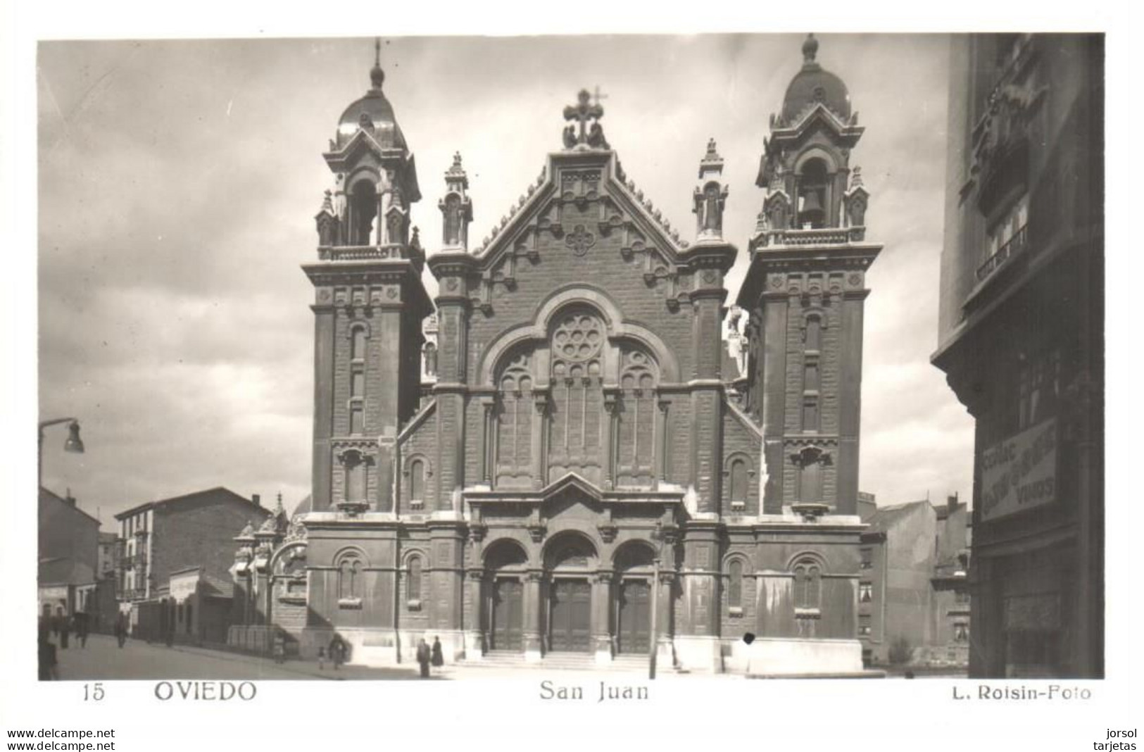 POSTAL   OVIEDO  .ASTURIAS  -IGLESIA SAN JUAN EL REAL