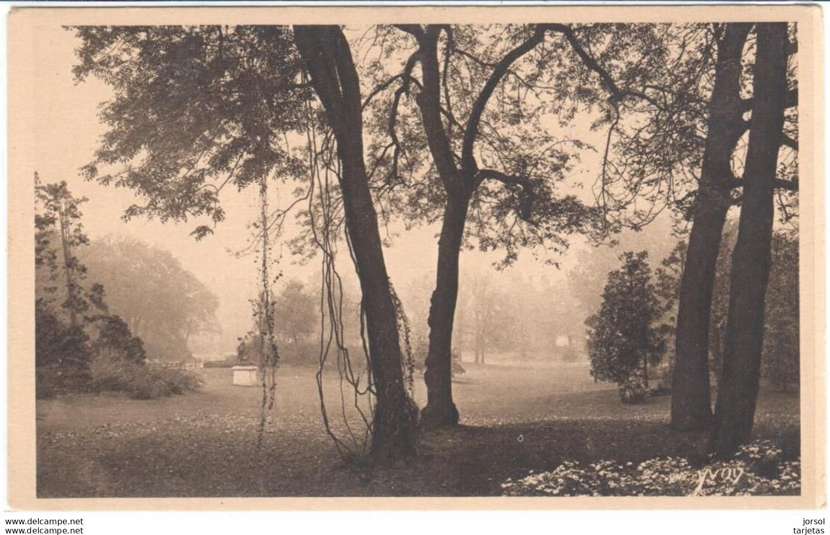 POSTAL   PARIS (EN FLANANT) FRANCIA  - LE PARC MANCEAU (SERIE 4 Nº 79)