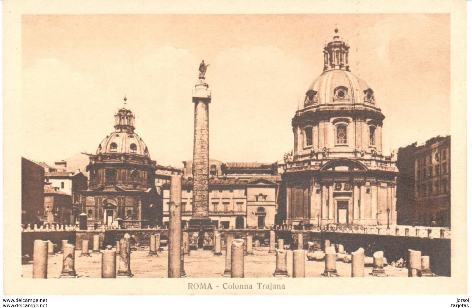 POSTAL    ROMA  -ITALIA  -COLONNA TRAJANA