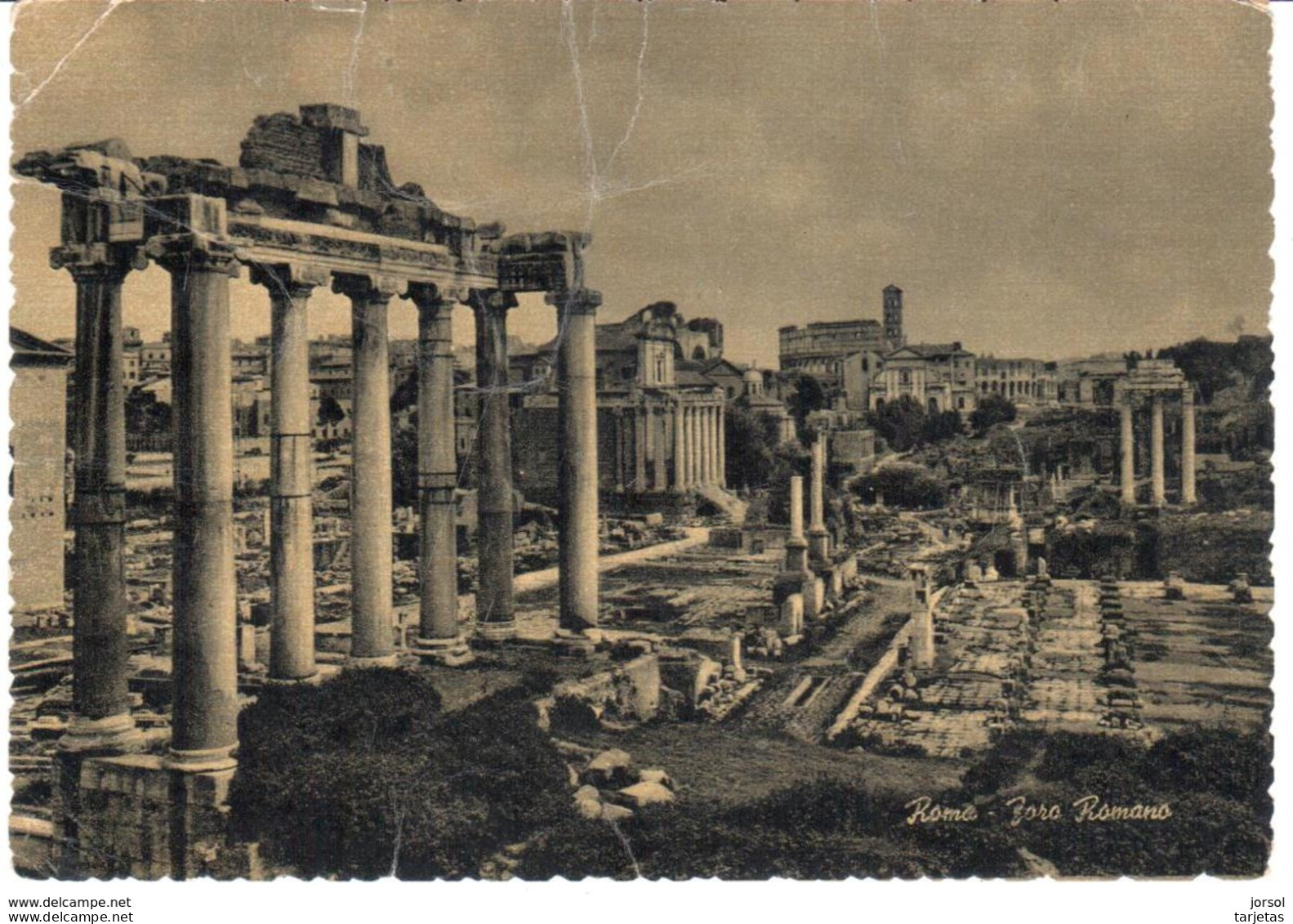 PÒSTAL  ROMA  -ITALIA  - FORO ROMANO  ( ROMAN FORUM - LE FORUM ROMAIN )