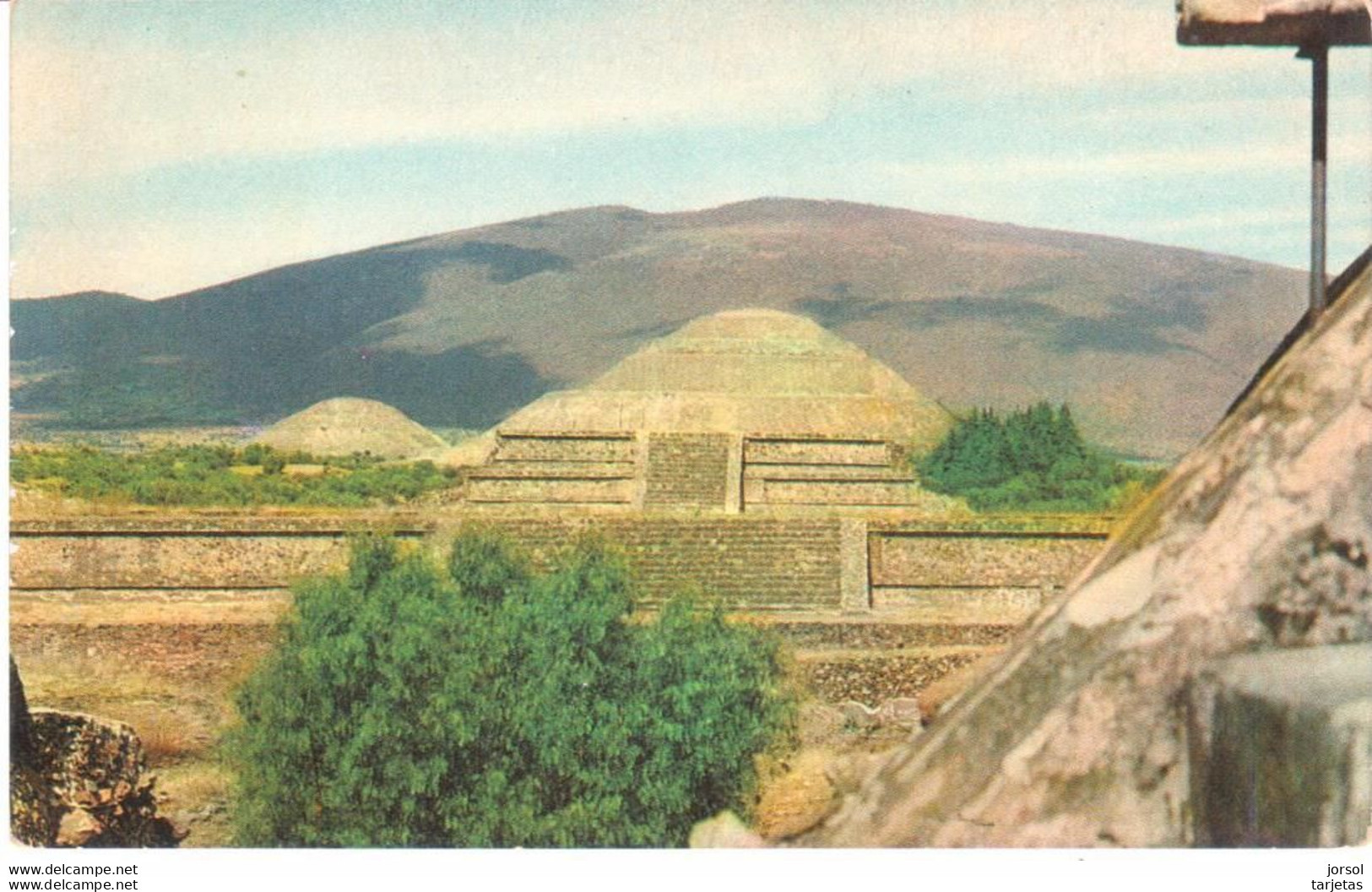 POSTAL   SAN JUAN TEOTIHUACAN  -MEXICO  -PIRAMIDES