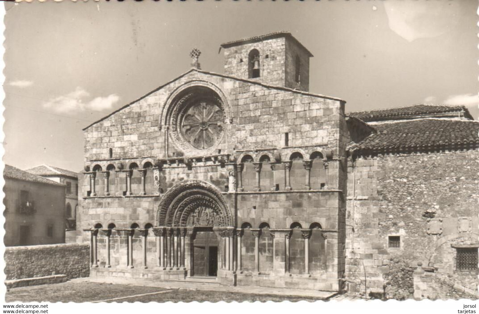 POSTAL    SORIA  -ESPAÑA  - IGLESIA DE SANTO DOMINGO