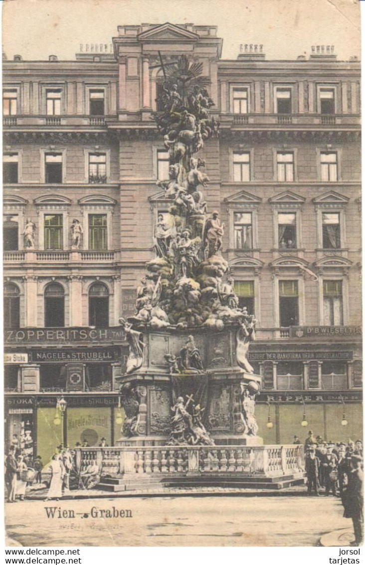 POSTAL  -WIEN  -AUSTRIA  - GRABEN