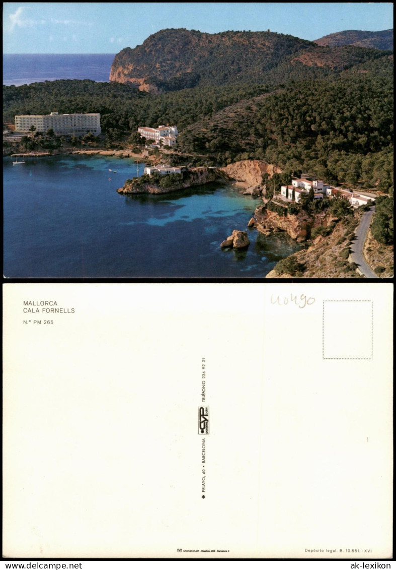 Postales Mallorca MALLORCA CALA FORNELLS 1980