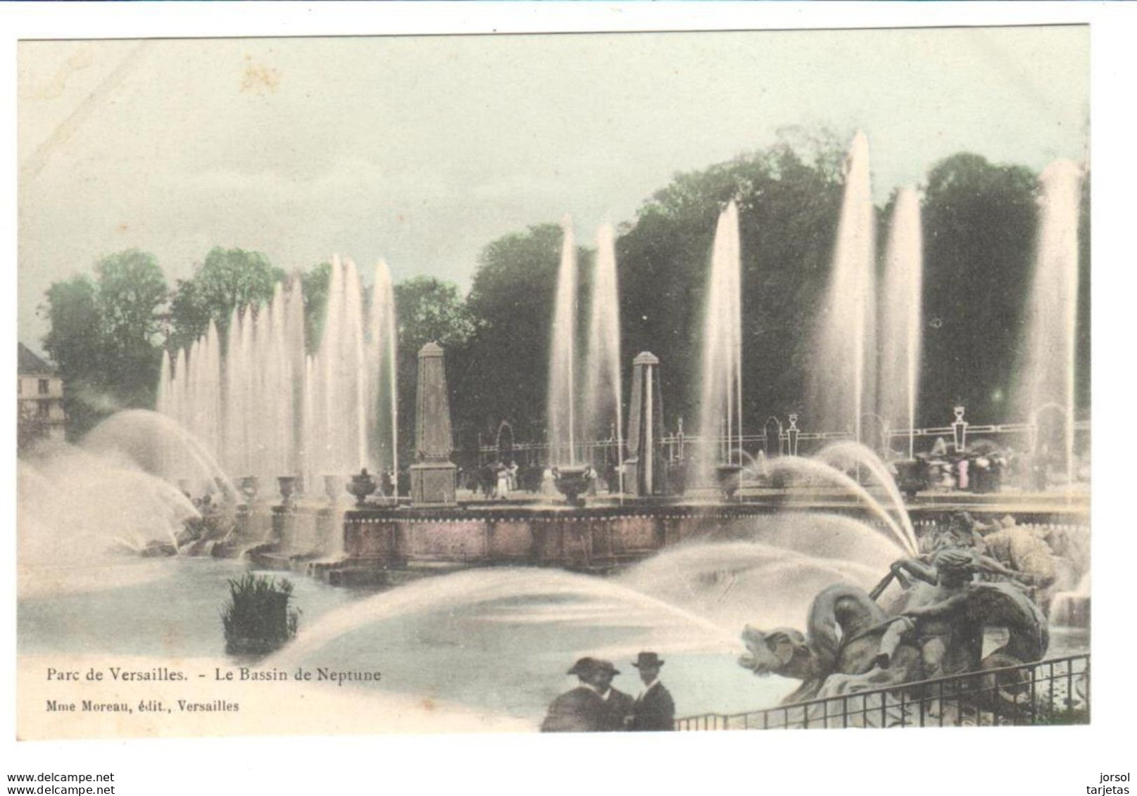 POSTALES  -PARIS  -FRANCIA  - EL ESTANQUE DE NEPTUNO EN EL PARQUE DE VERSAILLES (PARC DE VERSAILLES-LE BASSIN DE NEPTUNE