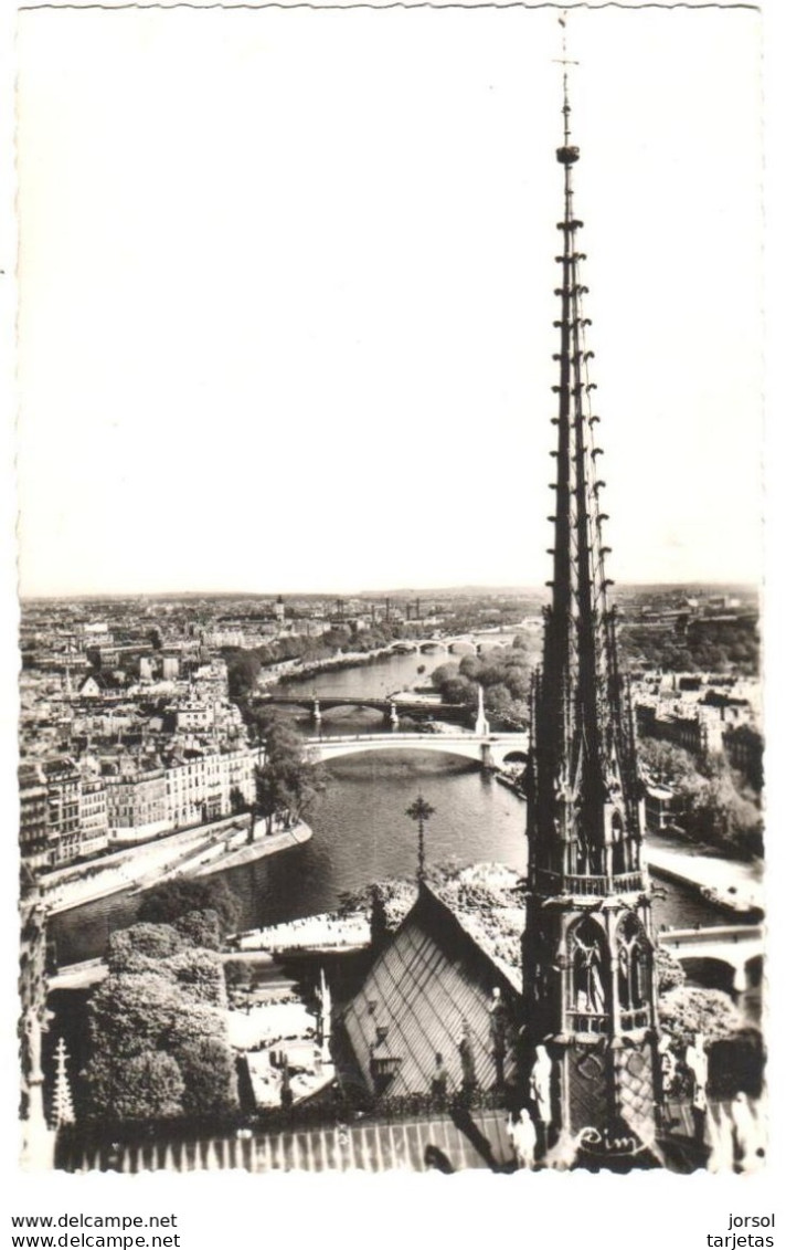 POSTALES   PARIS  - FRANCIA  -PANORAMA SOBRE EL SENA  (PANORAMA SUR LA SEINE)