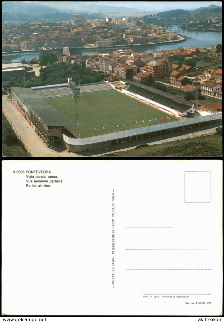 Postales Pontevedra Stadium Stadion - Luftbild 1994