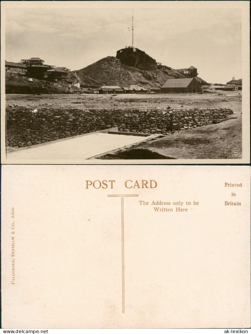 Postcard Aden Jemen عدن Blick auf den Lotsenturm 1926
