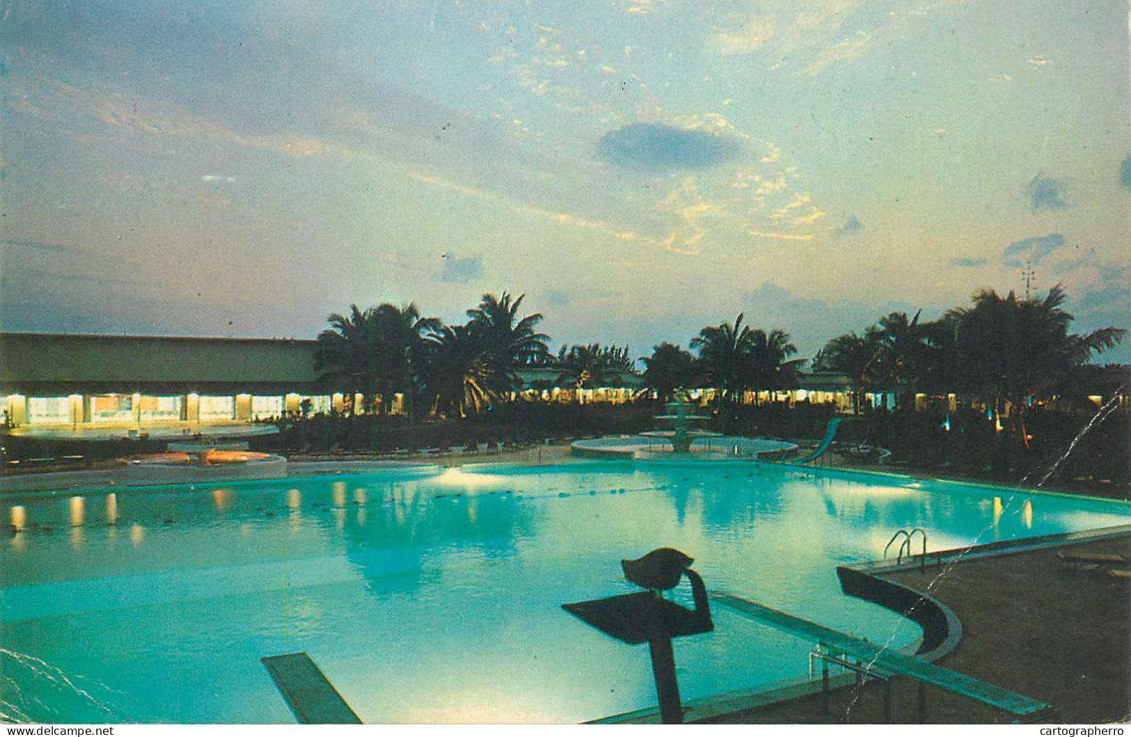 Postcard America Grand Bahama Hotel Bahamas 1967