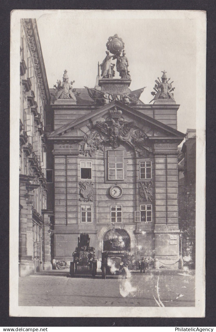 Postcard, Austria Vienna, Am Hof, Feuerwehrzentrale