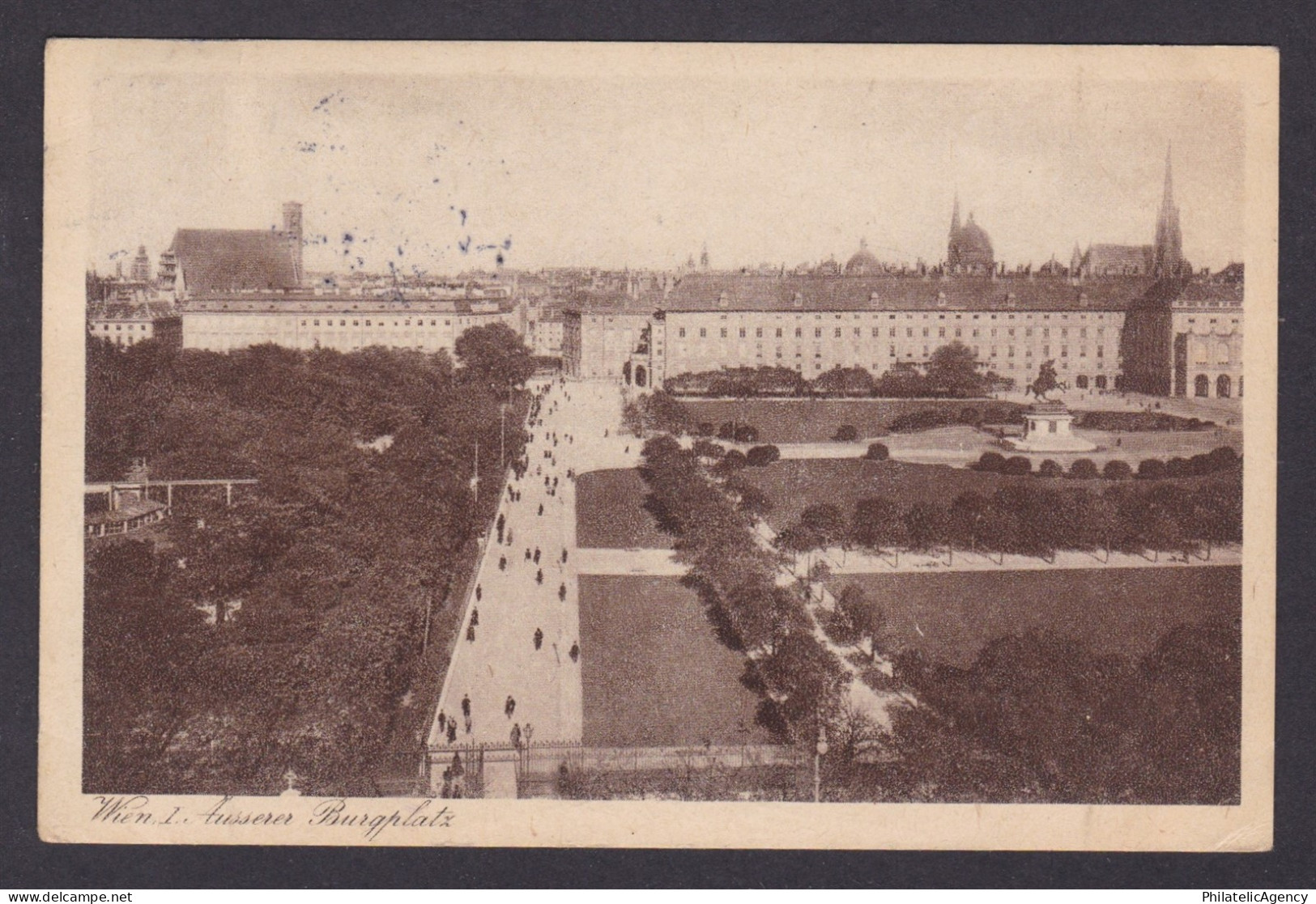 Postcard, Austria Vienna, Asserer Burgplatz