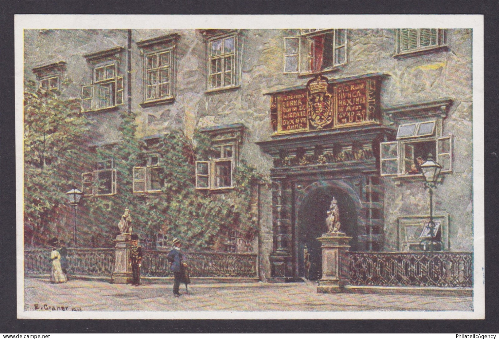 Postcard, Austria Vienna, Burg Schweizertor