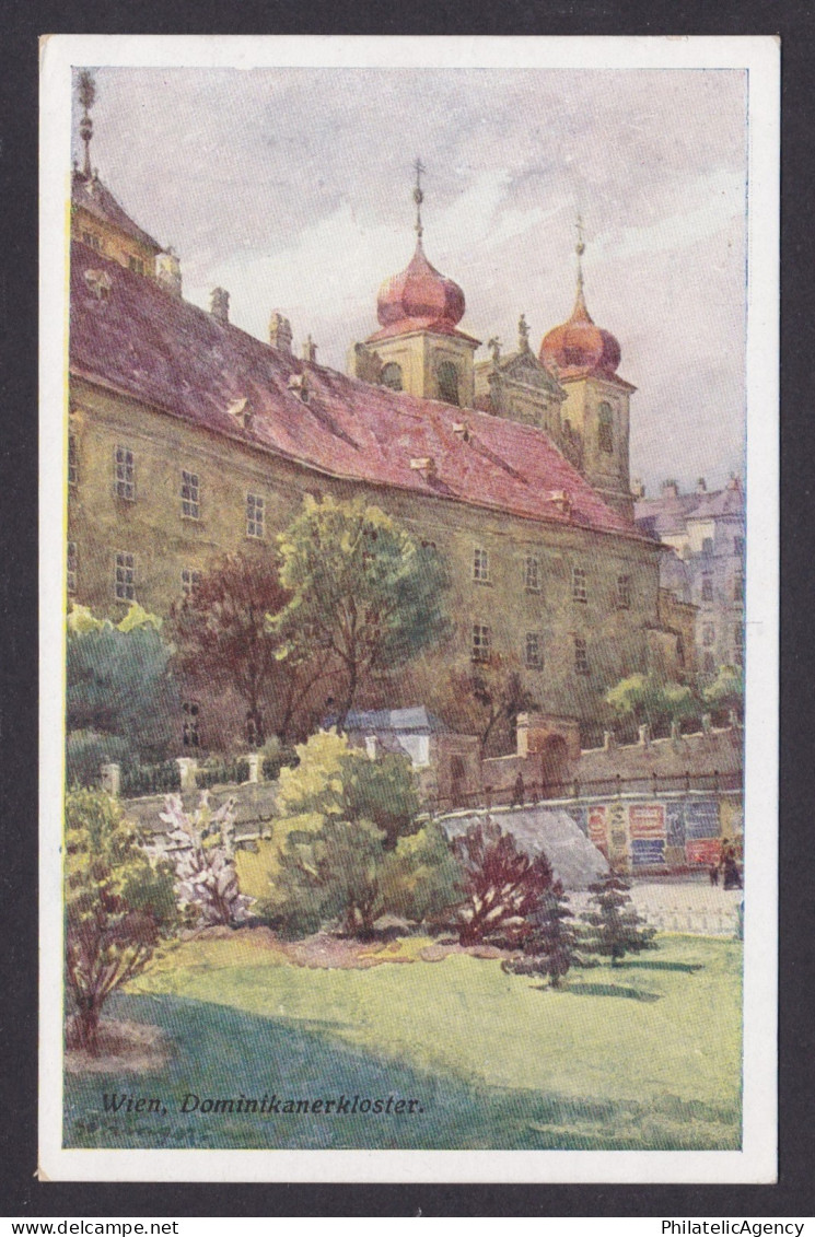 Postcard, Austria Vienna, Dominikanerkloster