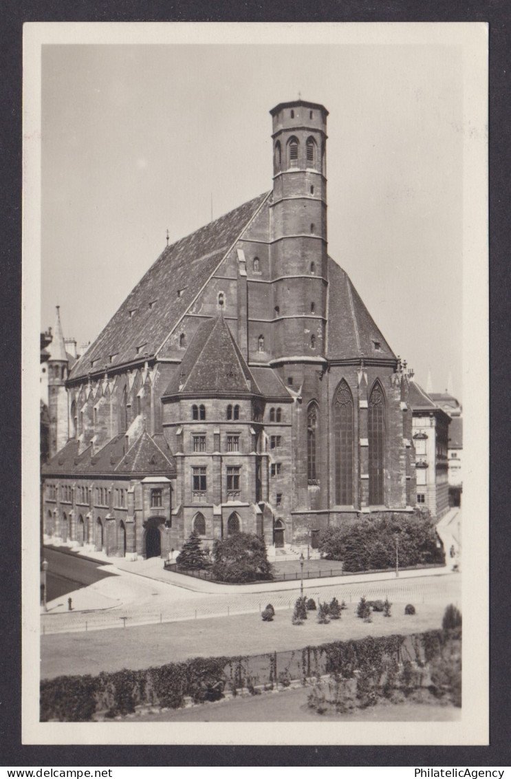 Postcard, Austria Vienna, Minoritenkirche
