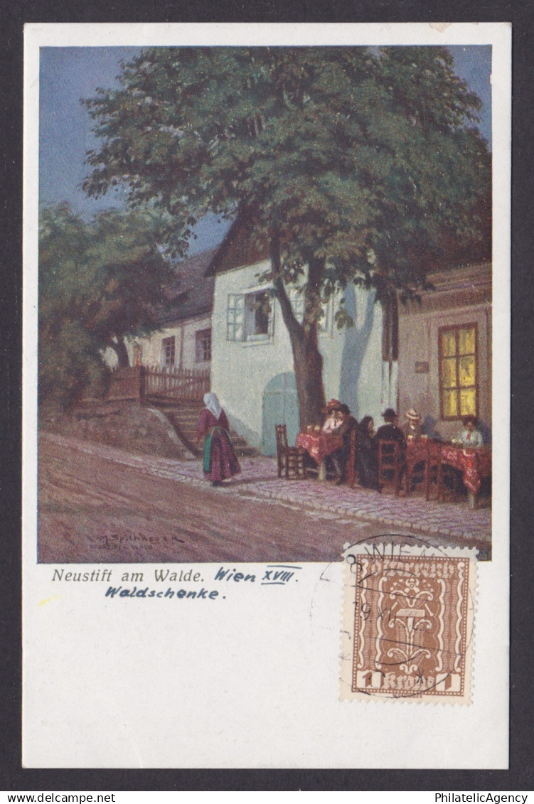 Postcard, Austria Vienna, Neustift am Walde