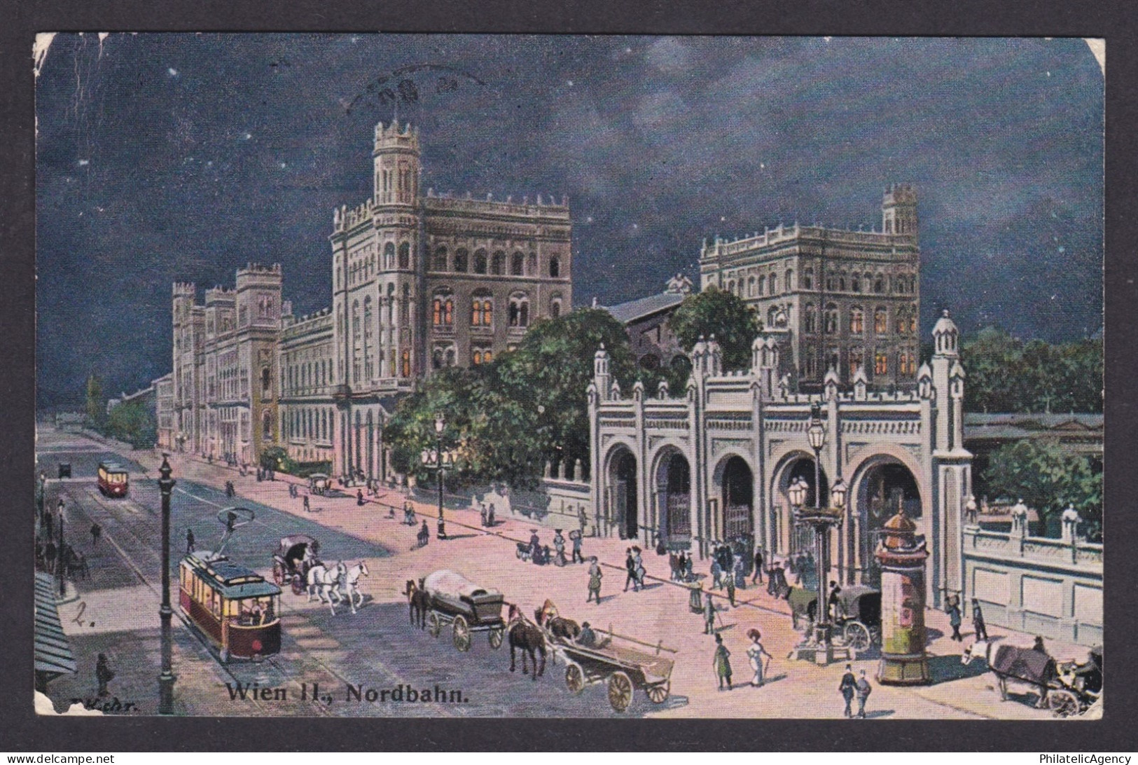 Postcard, Austria Vienna, Nordbahn
